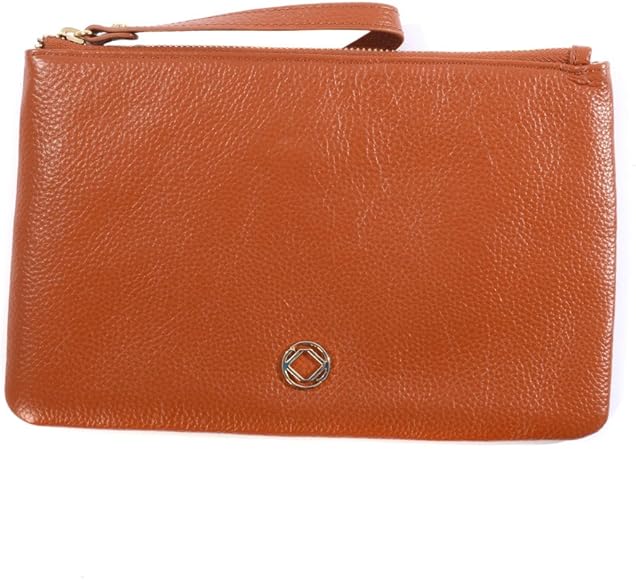 tan leather clutch bag uk