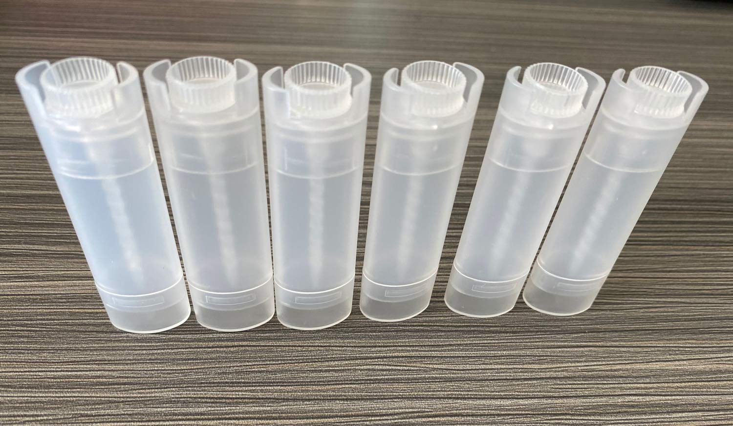 Ewanda store 5ml Oval Lip Balm Tubes, 50PCS Plastic Empty