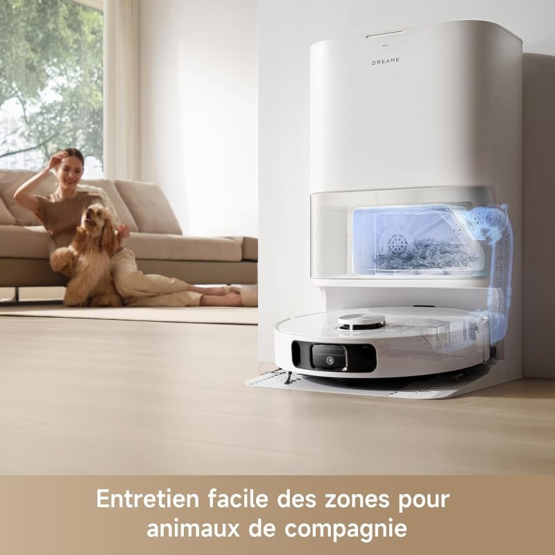 L10s Ultra Gen 2 Robot Aspirateur Laveur avec Aspiration 10 000 Pa
