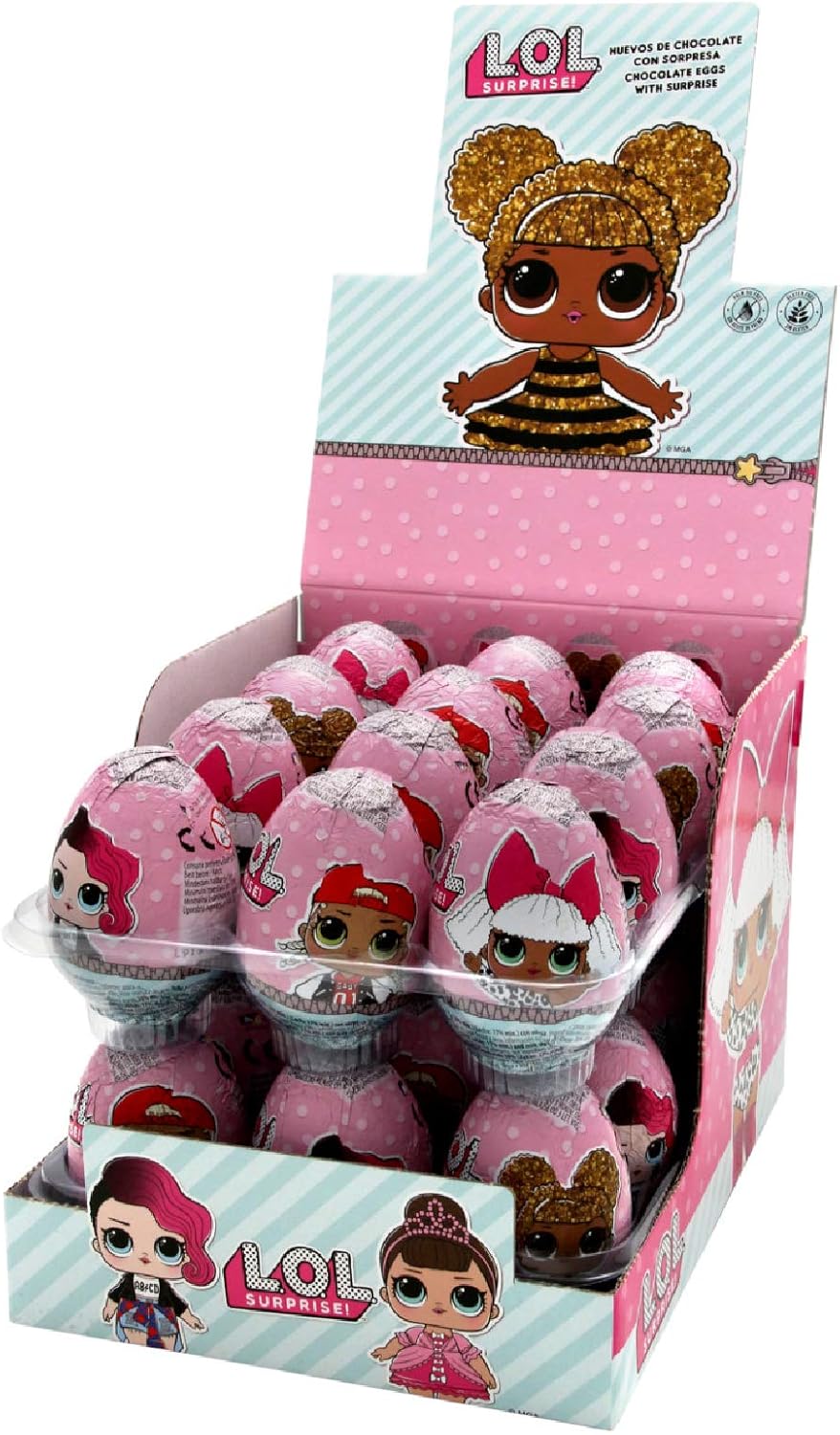LOL Surprise Chocolate Eggs Box of 