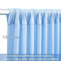 10x12 Baby Blue Backdrop Curtains for Wedding Party