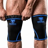 Iron Bull Strength Knee Sleeves 7mm (1 Pair) - Compression Brace &amp; Knee Sleeve For Weightlifting, Powerlifting &amp; Cross Training - Knee Support for Squats - Men &amp; Women