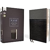 NASB, Thinline Bible, Leathersoft, Black, Red Letter, 1995 Text, Comfort Print