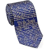 Josh Bach Men's Constitution of United States Silk Necktie, Made in USA