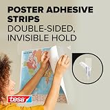 tesa Powerstrips Poster Double-Sided Adhesive Strips Holds 200 g Pack 96 view 2