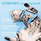 rabbitgoo Cat Harness and Lead Set Adjustable Escape Proof Sky Blue XS view 4