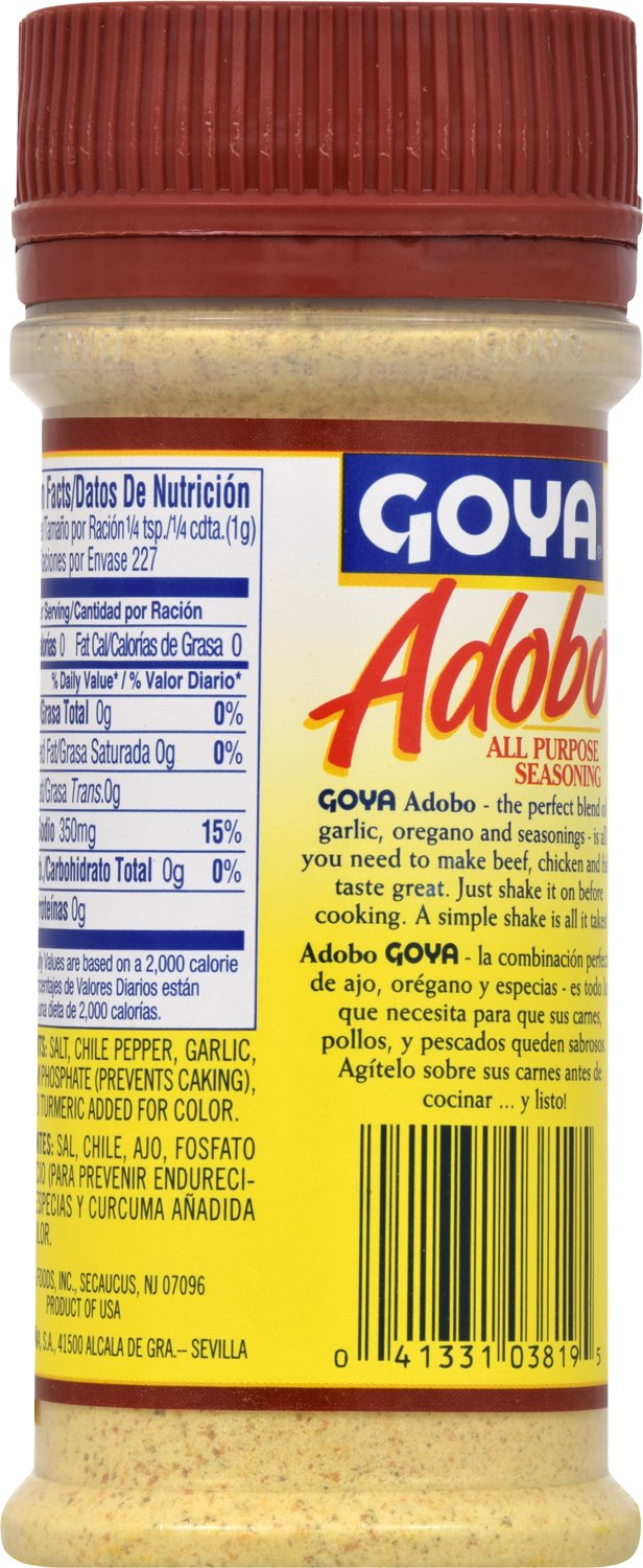 Goya Adobo All Purpose Seasoning Nutrition Facts Blog Dandk