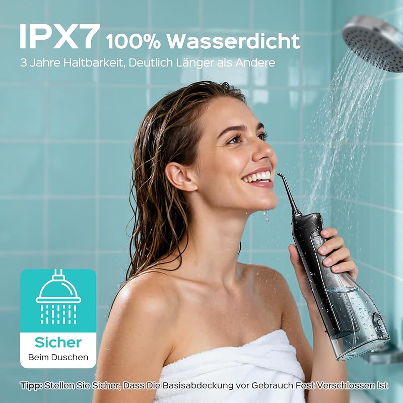 C20 Kabellose Munddusche Testsieger 2026 mit 300ML Tank