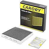 CARORY Cabin Air Filter w/Activated Carbon for Ford Bronco Sport 2021&ndash;2024, Escape 2020&ndash;2025, Explorer 2020&ndash;2025, Mustang Mach-E 2021&ndash;2024, Lincoln Aviator 2020&ndash;2025, Corsair 2020&ndash;2025 and More, CF772