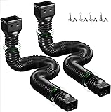 2 Pack Rain Gutter Downspout Extensions