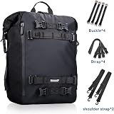 Rhinowalk 10/20/30L Motorcycle Pannier Bag Rear Rack Trunk Waterproof view 4