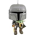 Hallmark Star Wars The Mandalorian with The Child Funko POP! Christmas Ornament, Resin