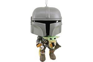 Hallmark Star Wars The Mandalorian with The Child Funko POP! Christmas Ornament, Resin