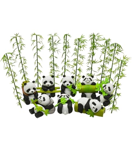 OLYCRAFT 35 stuks panda-taarttopper Happy Birthday Panda OLYCRAFT 35 stuks panda-taarttopper Happy Birthday Panda