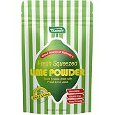 TALCUFON Freshly Squeezed Lime Powder 10 Oz, Just Cold Pressed, Freeze Dried Lime Juice Powder No Added Sugar, Gluten Free, Non-GMO Great Flavor for Drinks 284g