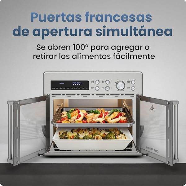 CHEFMAN DIGITAL FRENCH DOOR AIR FRYER OVEN