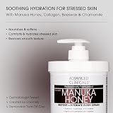Advanced Clinicals Manuka Honey Cream Moisturizer 454g Body Butter view 2