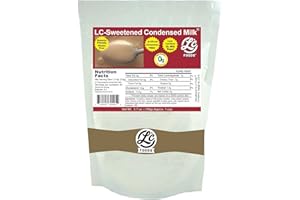 LC Foods Sweetened Condensed Milk Mix | Sugar Free Condensed Milk Powder | Keto | Gluten Free | Low Lactose