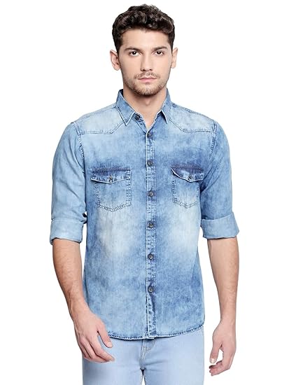 dennis lingo men's cotton casual shirt