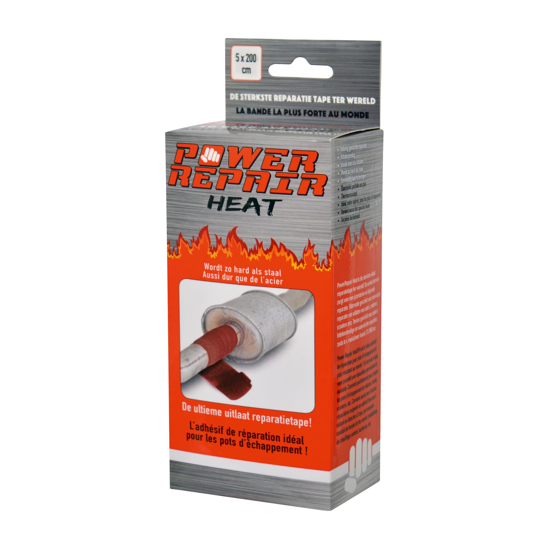 PowerRepair Tape Heat 5 x 200 cm, Grey