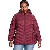 HHE Plus Size Women Puffer Jacket 1X-6X Water-Resistant Packable Lightweight Winter Coat(Exclusively for Plus Size)