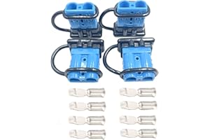 4 Sets 50A 6-10 Gauge Battery Quick Connector Disconnect Wire Harness Plug, Battery Cable Quick Connect Disconnect Plug for 1