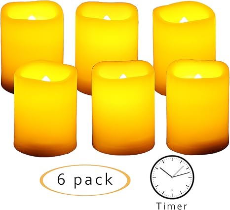 Amazon Com Flameless Led Battery Operated Votive Candles With