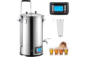 Uargd Electric Brewing System, 8 Gal/30 L, All-in-One Home Beer Maker with Adjustable Control Panel, Mash Boil Function, 100-