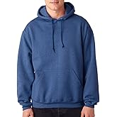 Jerzees Adult 8 oz. NuBlend® Fleece Pullover Hood XL VINTAGE HTH BLUE
