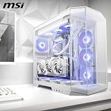 MSI MAG PANO 100R PZ White ATX PC Case with USB 20Gbps Type-C view 8