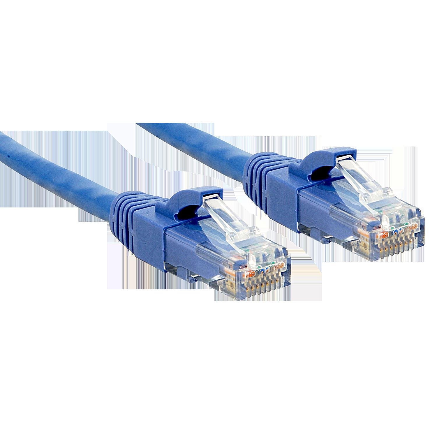 LINDY 10m Cat.6 U/UTP Ethernet Cable, Blue