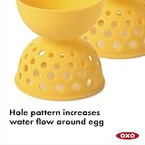 OXO Good Grips 2-Piece Silicone Egg Poacher Set view 6