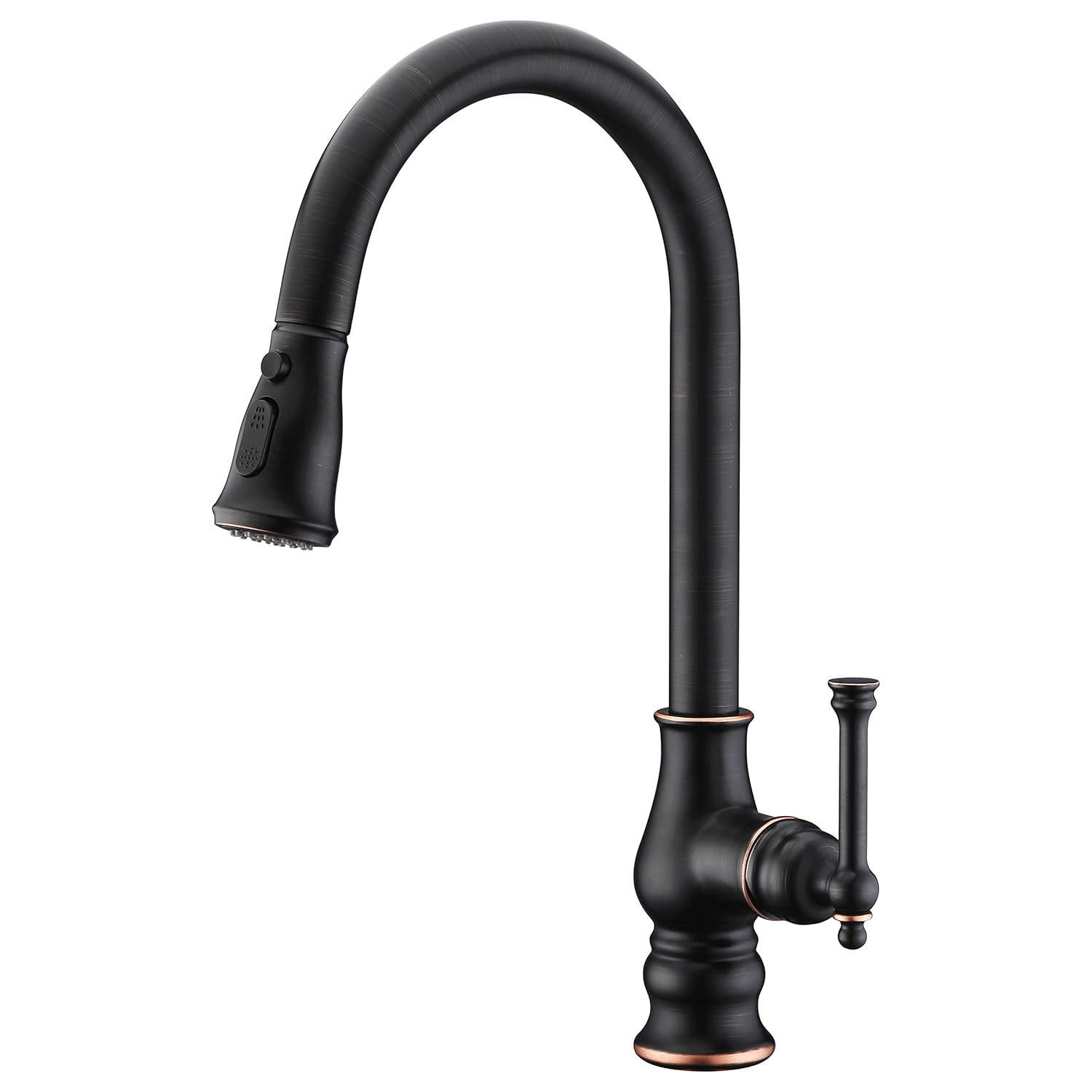 Best Single Handle Kitchen Faucet With Pullout Spray In Oil Rubbed Bronze