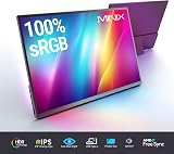 MINIX 16" Portable Touch Monitor 1200P IPS 2x USB-C HDMI Multi-Touch Kickstand view 2