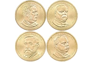 PROFILE COINS & COLLECTIBLES 2012 P Presidential Dollar 4 Coin Set BU Uncirculated Mint State $1 Collectible
