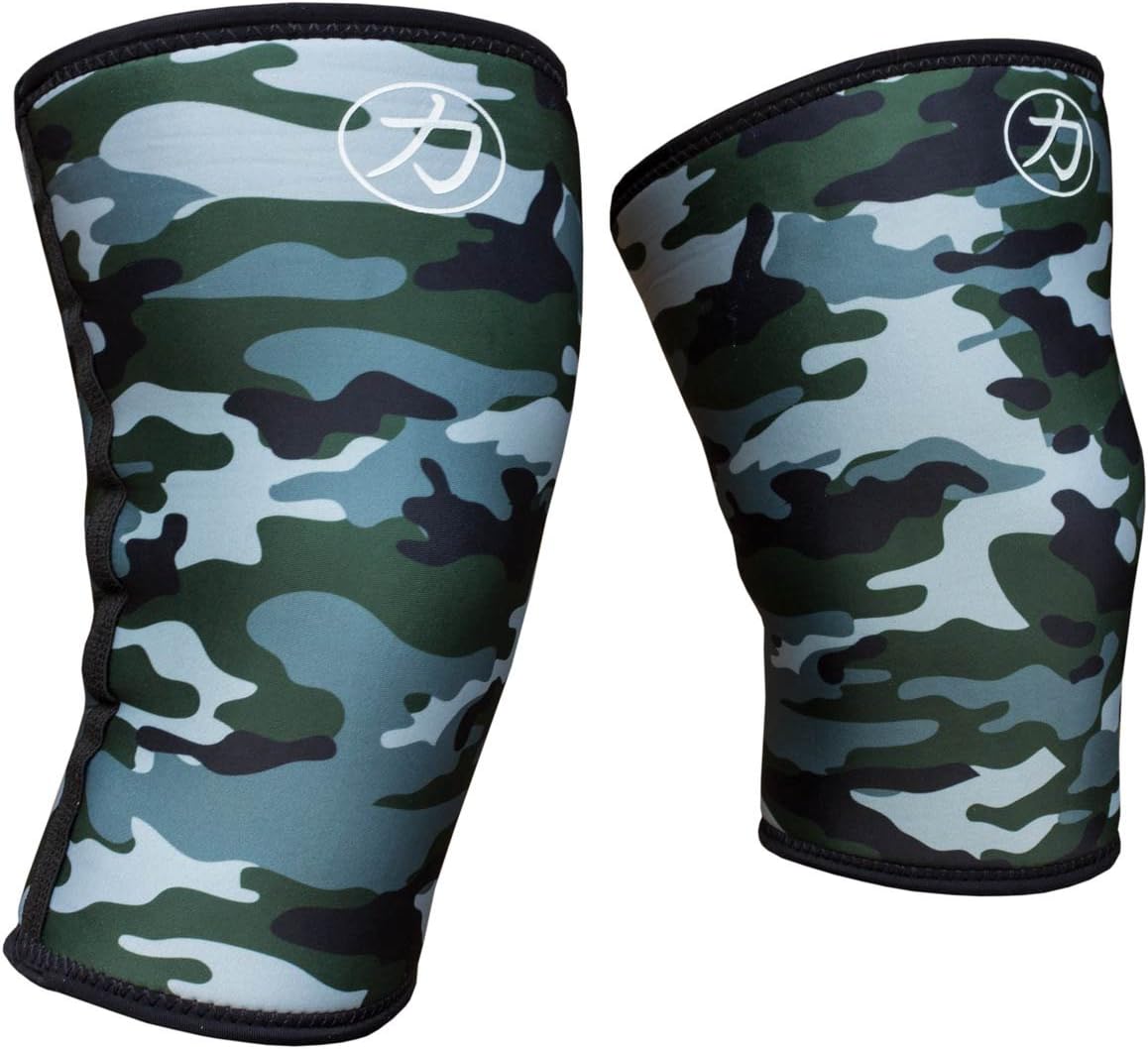 Strength Shop 7mm Inferno Neoprene Camo Knee Sleeves (Pair) IPF