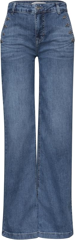 Wide Leg Jeans Medium Blue Wash 29 — Foto 4 von 6