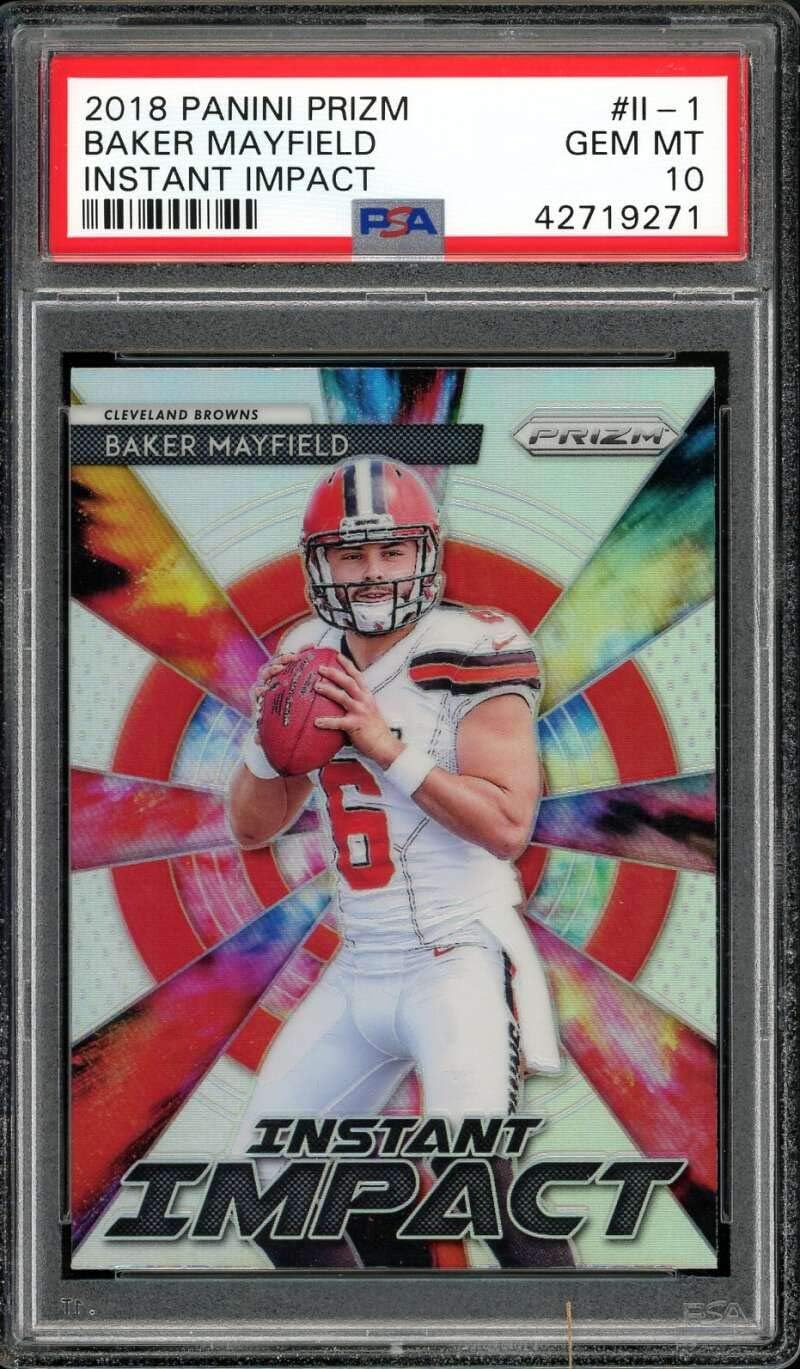Baker Mayfield Rookie Card 2018 Panini Prizm