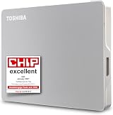 Toshiba 2TB Canvio Flex Portable External Hard Drive USB-C USB-A Silver view 1