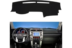 HanLanKa Dashboard Cover Mat Dash Cover Compatible with Toyota 4Runner 2010-2023 Dash Board Protector Cover(Black)
