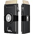 furid Smart Airtag Wallet Men: Metal Wallet with Airtag Holder - Apple Air Tag Wallet for Men Airtag, Slim Minimalist Pop Up Card Wallet