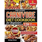 The Latest Carnivore Diet Cookbook for Beginners: Unlock the Power of Easy & Mouthwatering Carnivore Diet Recipes | From Breakfast to Meats and Seafood | Meet Your Dietary Needs and Enhance Health