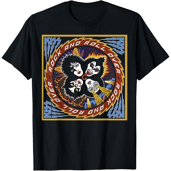 Amazon.com: KISS - Rock and Roll Over 40 T-Shirt : Clothing, Shoes