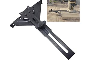 DEAWATER DNP618 Router Edge Guide for DeWalt Fixed Base Compact Routers - Precision Routing Accessory with Adjustable Design for Woodworking Projects