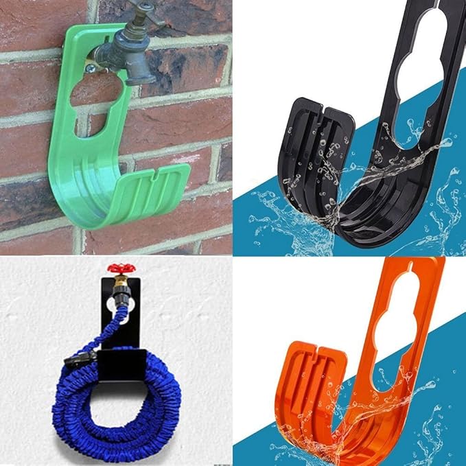 Garden Hose Pipe Holder Hanger, Woopower Wall Mounted Expanding