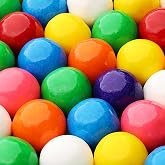 Gumballs for Gumball Machine - 1 Inch Large Gumballs - Assorted Fruit Flavored Bubble Gum for Kids - Sweet Gum Balls in Bulk 3.8 Lb