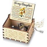 You Are My Sunshine Music Box for Daughter Christmas Birthday Gifts from Mom Dad Sunflower Gift Cute Music Gift Ideas Stocking Stuffers Unique Valentines Day Gifts for Adult Bonus Daughter Teens Girls