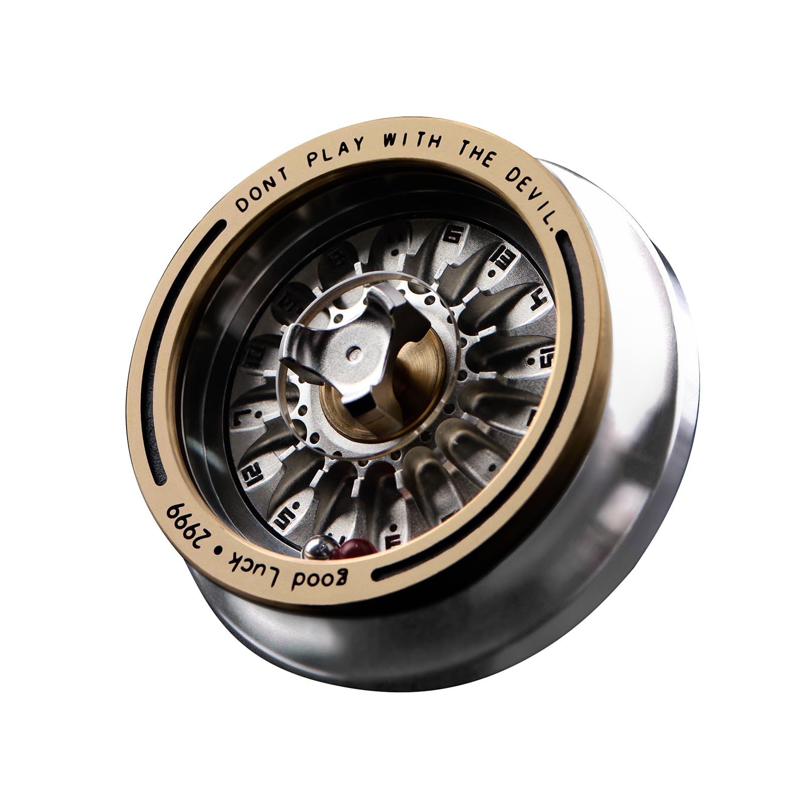 Photo 1 of HAMMERSMITH Carnival Pocket Roulette - Adult Stress Relief Fidget Spinner, Premium EDC Toy (Black Characters)