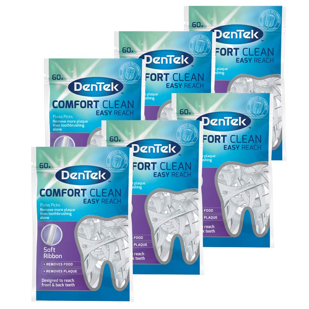 Buy DenTek Comfort Clean Easy Reach Silky Y Shaped Floss Picks for