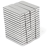 Deryun 60Pack Rectangular Magnets Bar Magnets Square Magnets Little Magnets Mini Magnet Tiny Magnets Small Magnets for Crafts